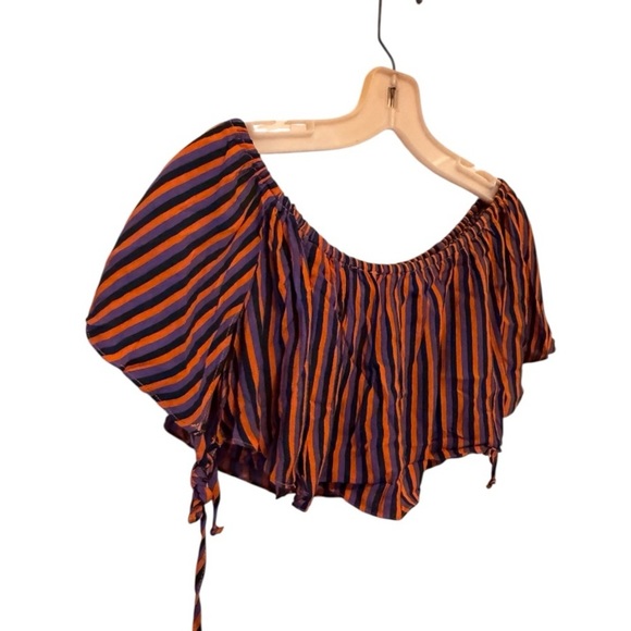 Olivaceous Striped Crop Top nwt - Picture 2 of 6
